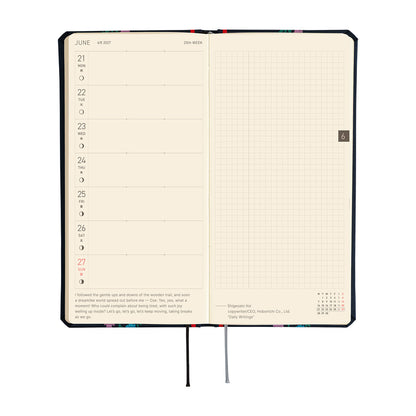 Hobonichi 2027 Planner Weeks ENG Yoshie Watanabe: Petit Bloom