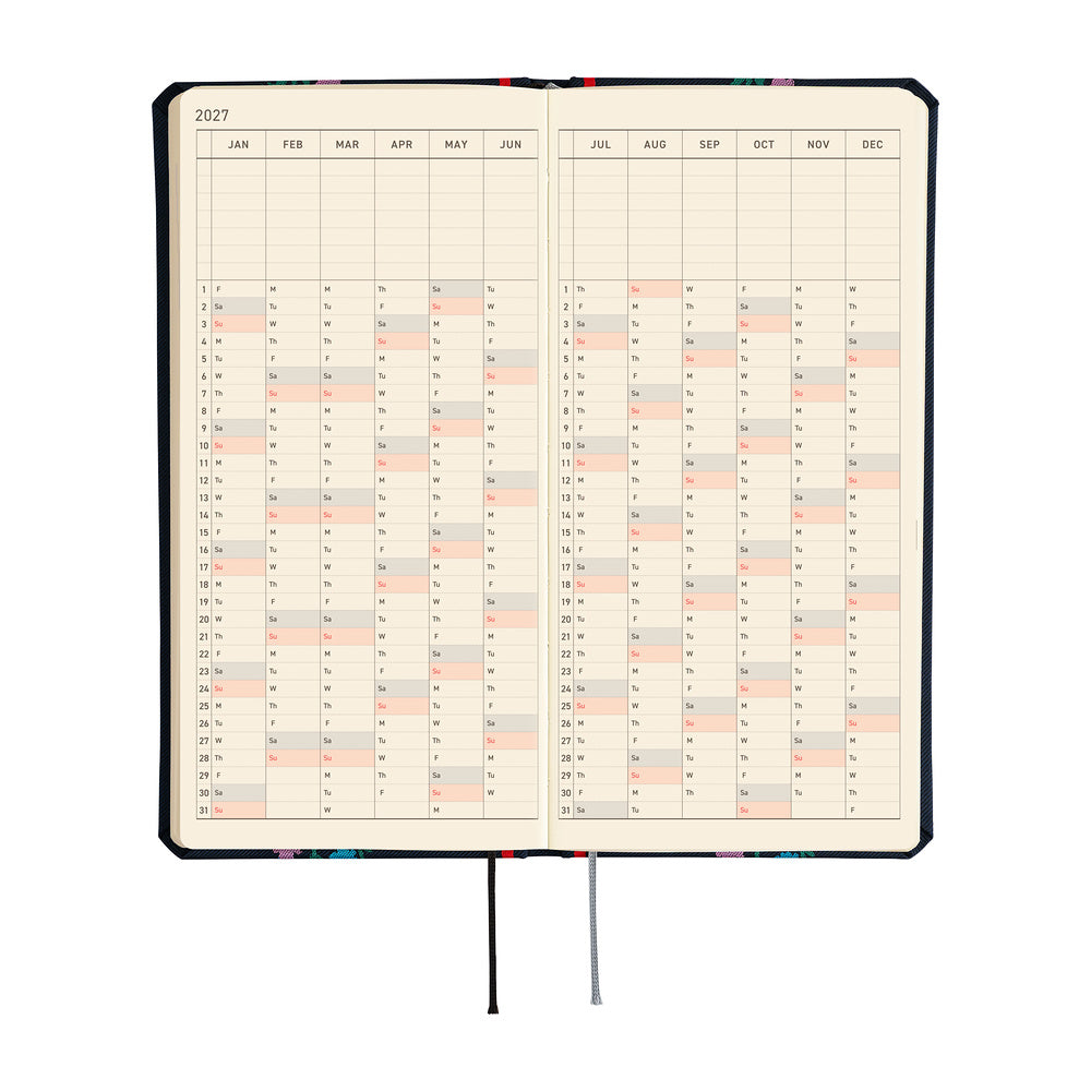 Hobonichi 2027 Planner Weeks ENG Yoshie Watanabe: Petit Bloom