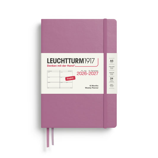 Leuchtturm 2026-2027 18M Weekly Planner A5 Hardcover