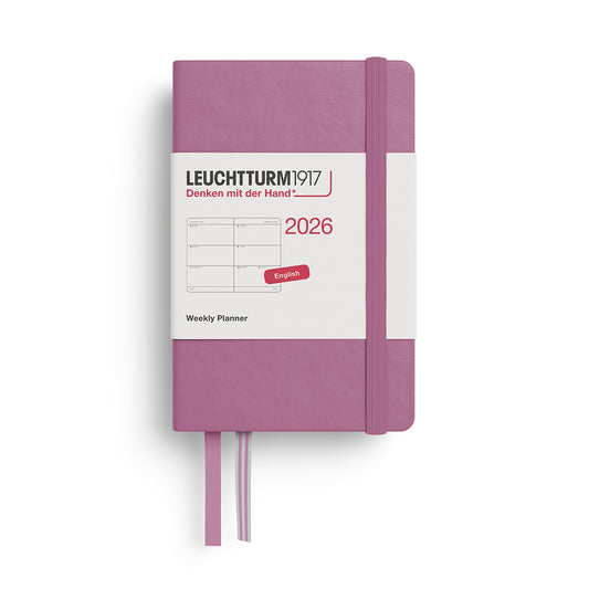 Leuchtturm 2026 12M Weekly Planner Mini Hardcover A7