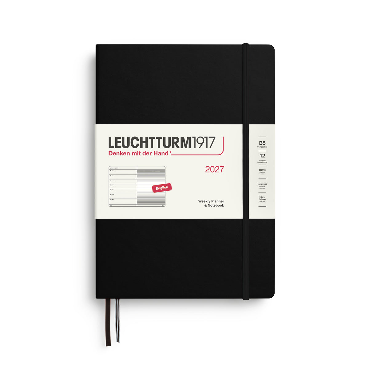 Leuchtturm 2027 Weekly Planner&Notebook Composition B5