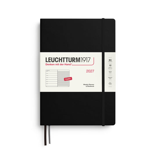 Leuchtturm 2027 Weekly Planner with Notebook Composition B5