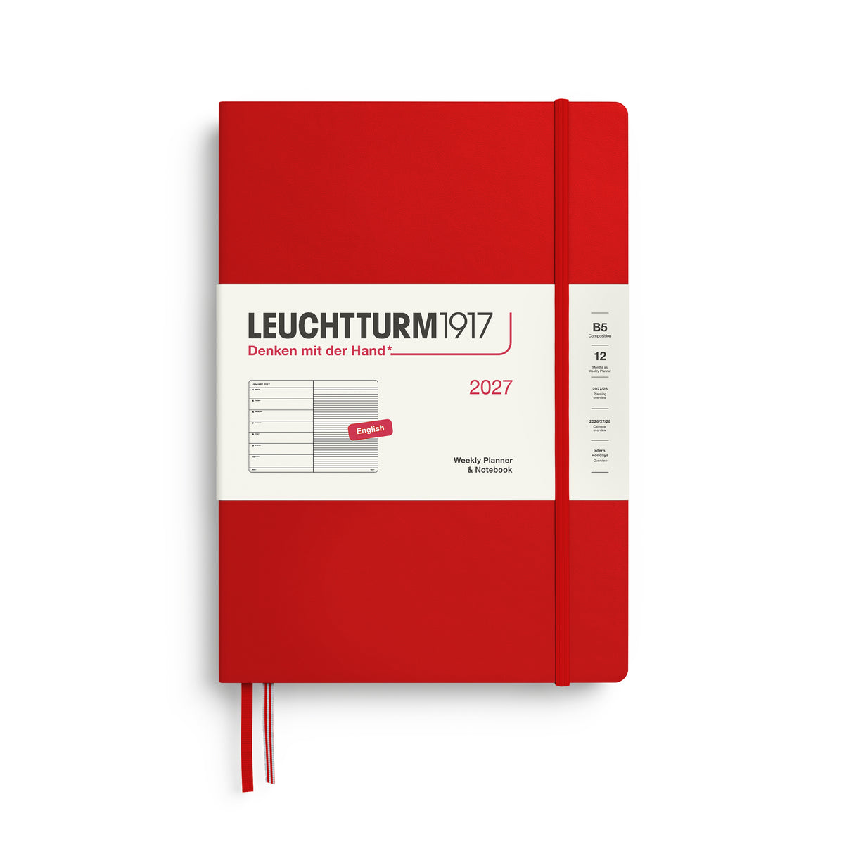 Leuchtturm 2027 Weekly Planner&Notebook Composition B5