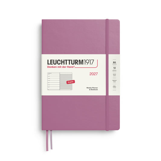 Leuchtturm 2027 Weekly Planner with Notebook Composition B5