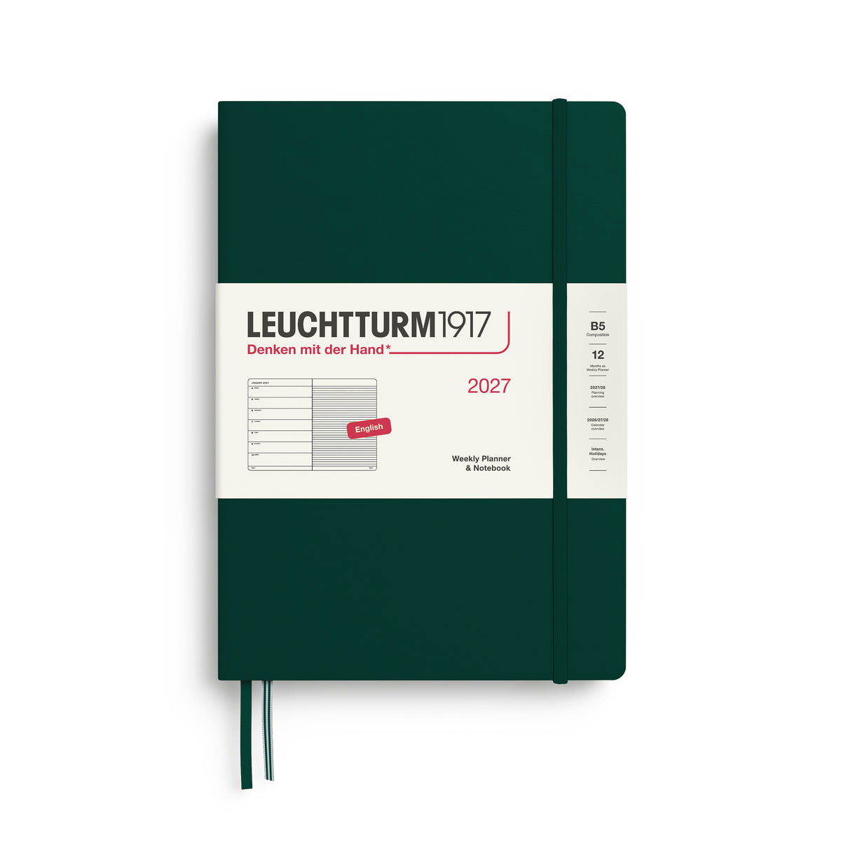 Leuchtturm 2027 Weekly Planner&Notebook Composition B5
