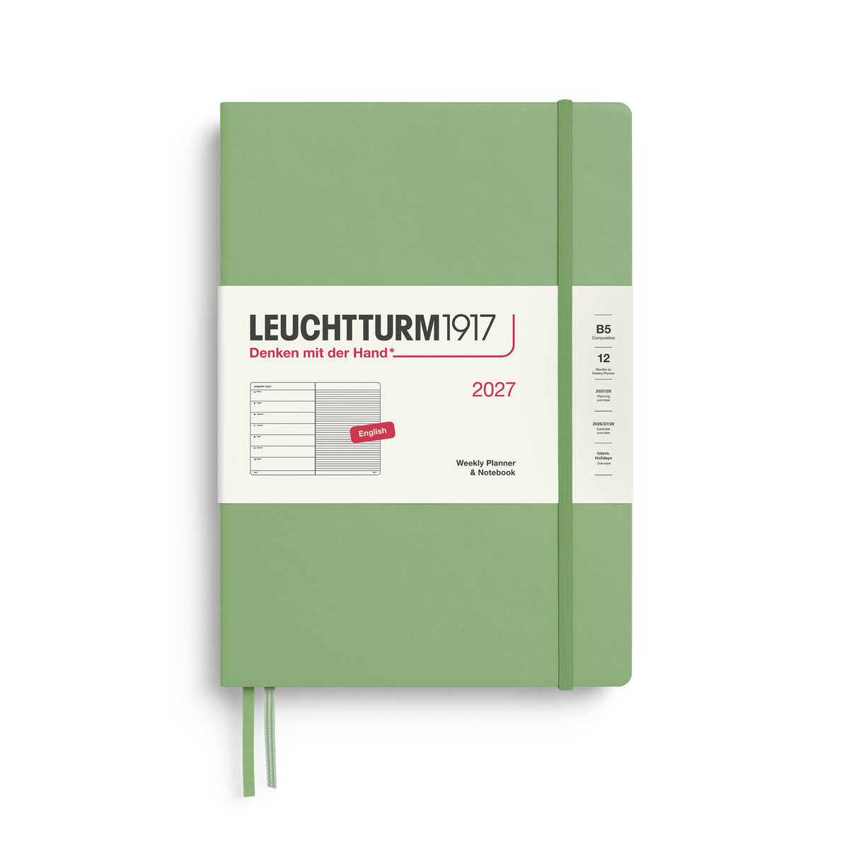 Leuchtturm 2027 Weekly Planner&Notebook Composition B5