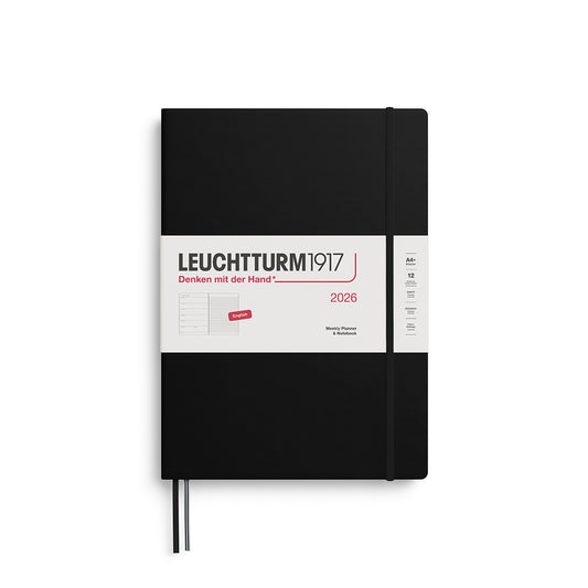 Leuchtturm 2026 Weekly Planner & Notebook Master Hardcover A4+