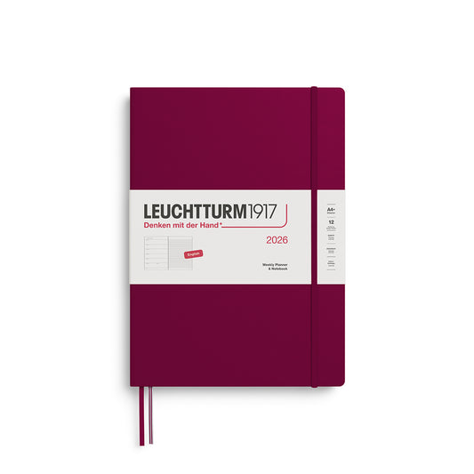 Leuchtturm 2026 Weekly Planner & Notebook Master Hardcover A4+