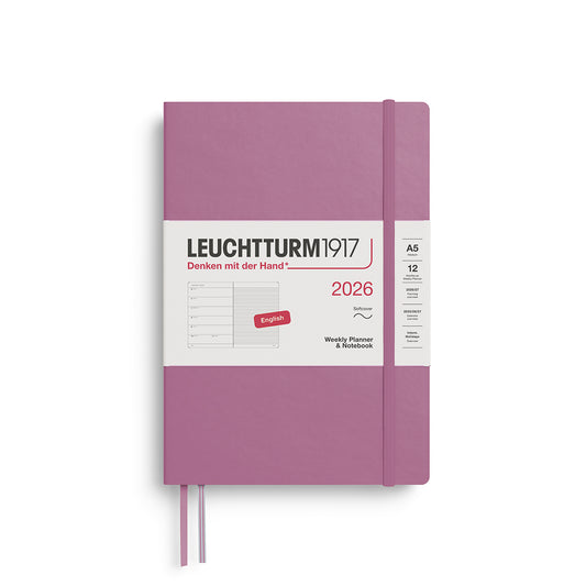 Leuchtturm 2026 Weekly Planner & Notebook Softcover A5