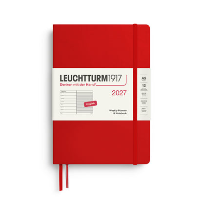 Leuchtturm 2027 Weekly Planner & Notebook Medium A5
