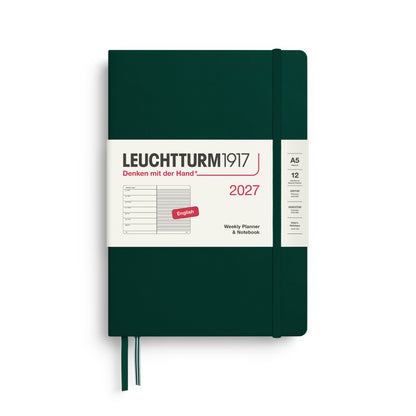 Leuchtturm 2027 Weekly Planner & Notebook Medium A5