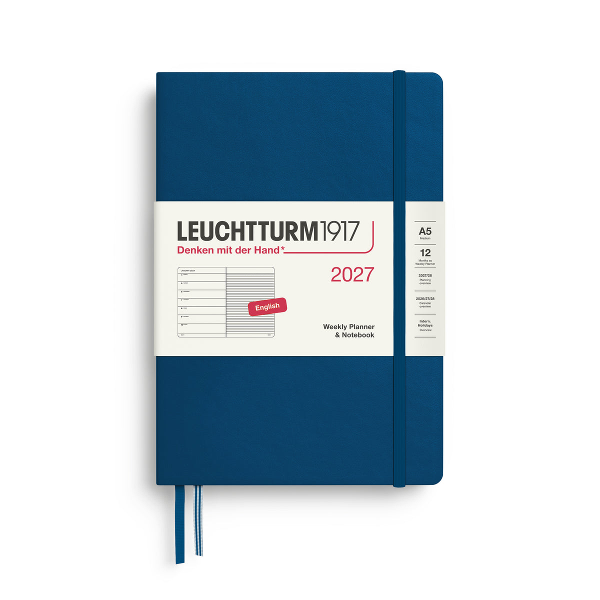 Leuchtturm 2027 Weekly Planner & Notebook Medium A5