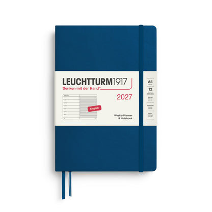 Leuchtturm 2027 Weekly Planner & Notebook Medium A5