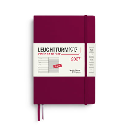 Leuchtturm 2027 Weekly Planner & Notebook Medium A5