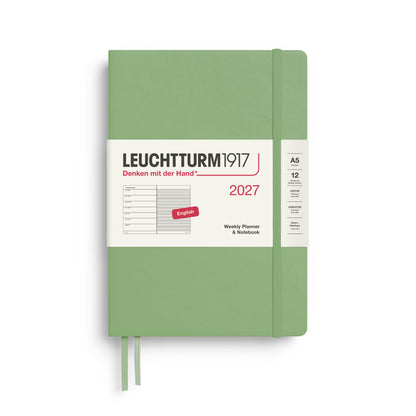 Leuchtturm 2027 Weekly Planner & Notebook Medium A5