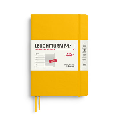Leuchtturm 2027 Weekly Planner & Notebook Medium A5