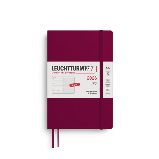 Leuchtturm 2026 Weekly Planner & Notebook Softcover B6+
