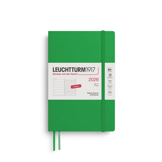 Leuchtturm 2026 Weekly Planner & Notebook Softcover B6+