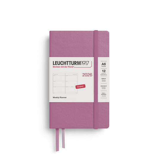 Leuchtturm 2026 Weekly Planner Hardcover A6