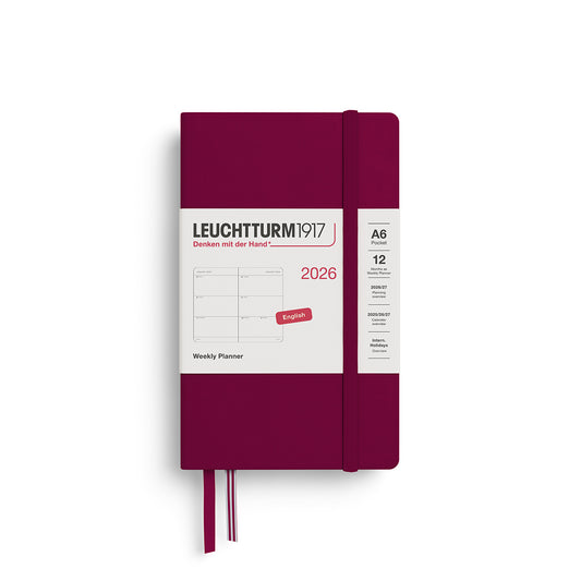 Leuchtturm 2026 Weekly Planner Hardcover A6