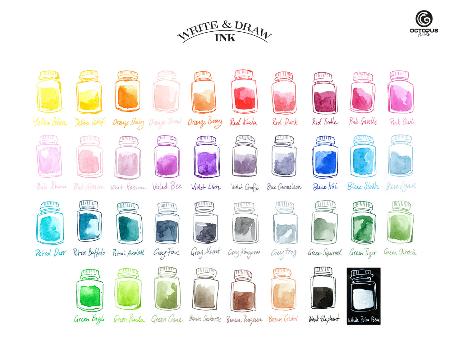 Octopus Ink Write & Draw 50ml Bottle