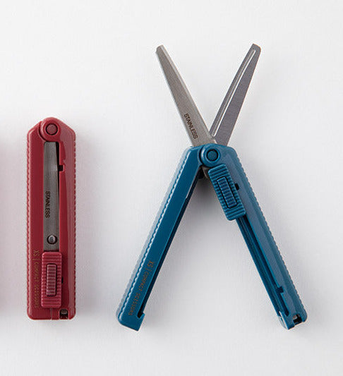 Midori XS Compact Scissors Dark Red