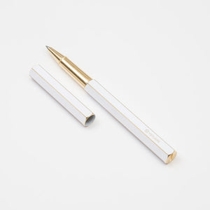 YSTUDIO Classic Revolve Rollerball Pen White