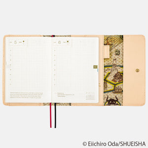 Hobonichi A6 Cover ONE PIECE Magazine: Thousand Sunny Logbook Leather