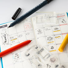 Load image into Gallery viewer, Hobonichi ONE PIECE Versatile Clear Stamps
