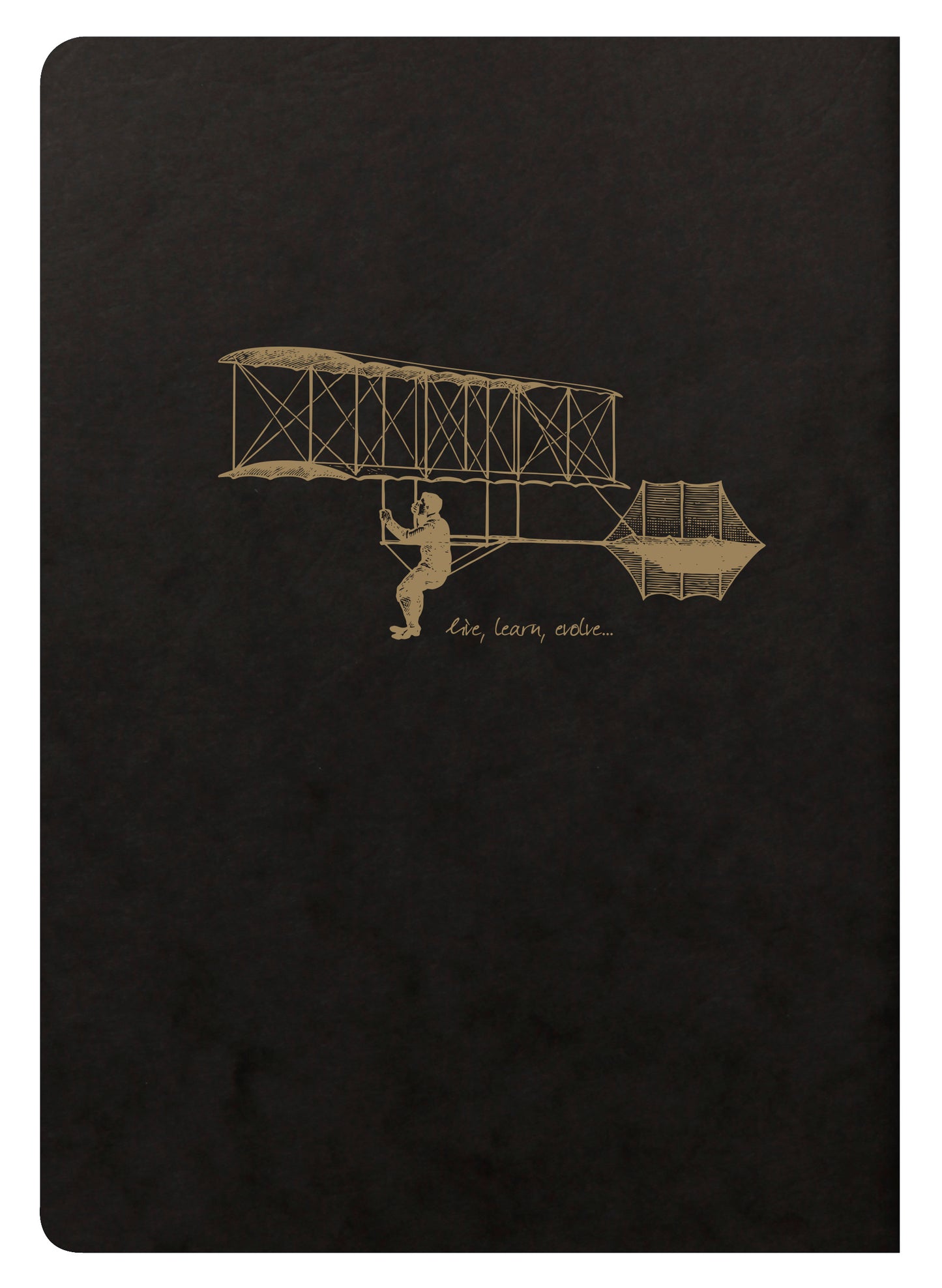 Clairefontaine Flying Spirit Notebook A5 Lined Black