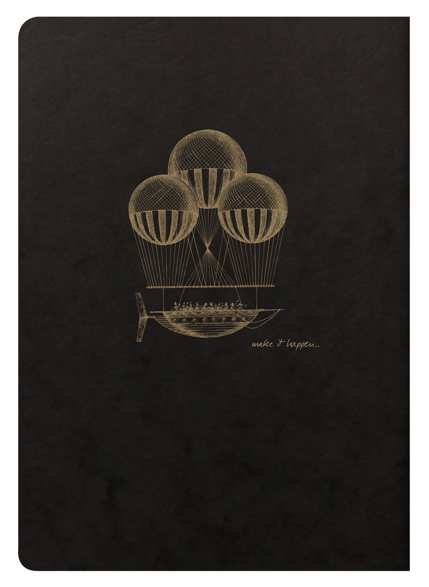 Clairefontaine Flying Spirit Notebook A5 Lined Black