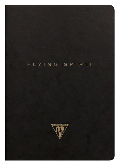 Clairefontaine Flying Spirit Notebook A5 Lined Black