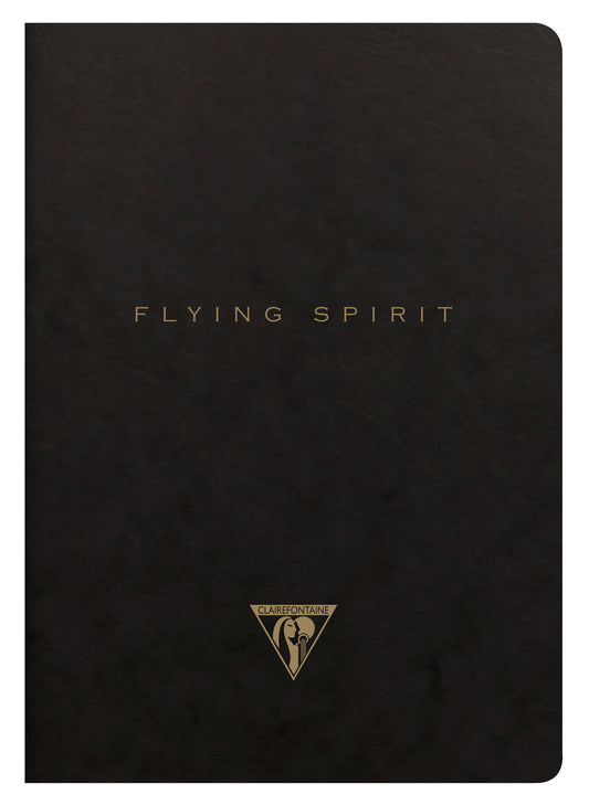 Clairefontaine Flying Spirit Notebook A5 Lined Black