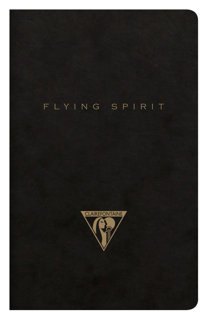 Clairefontaine Flying Spirit Notebook A5 Lined Black