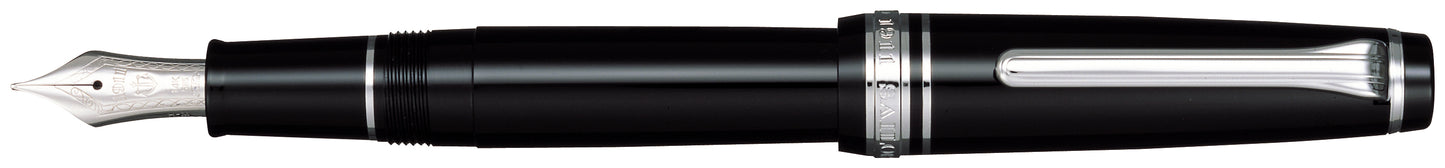Sailor Pro Gear Slim Black ST Fountain Pen 14k F