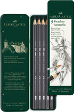 Load image into Gallery viewer, Faber-Castell Water-Soluble Pencil, Tin of 5

