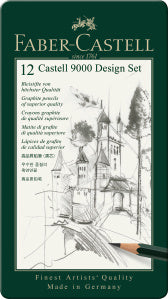 Faber-Castell Castell 9000 Pencils Design Set, Tin of 12