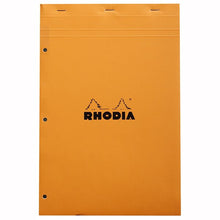 Load image into Gallery viewer, Rhodia Pad No18 A4 Lined 3-hole Orange
