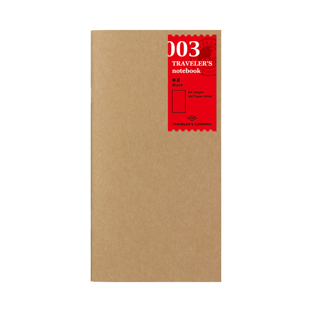 003 TRAVELER'S notebook Refill Blank