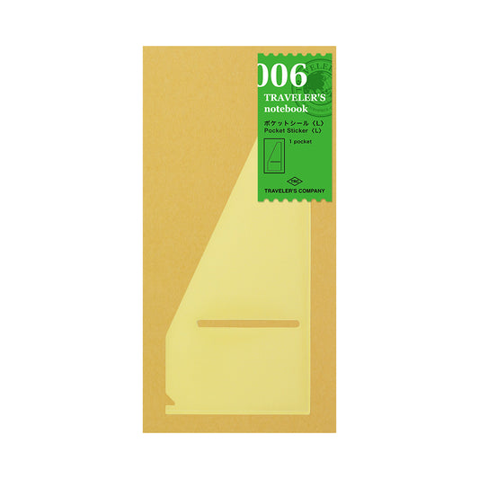 006 TRAVELER'S notebook Refill Pocket sticker
