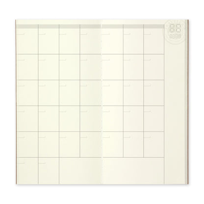 017 TRAVELER'S notebook Refill Free Diary Monthly