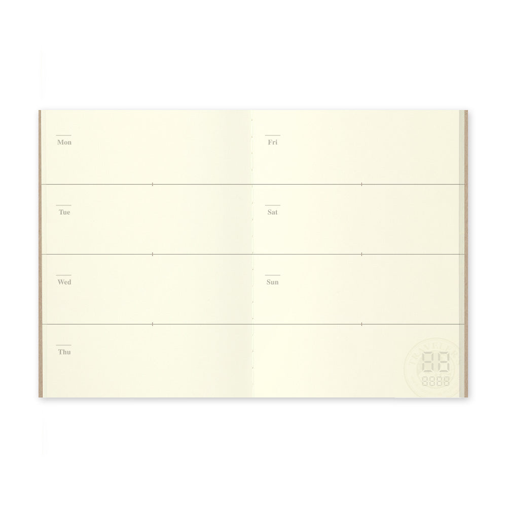007 TRAVELER'S Passport notebook Refill Free Diary Weekly