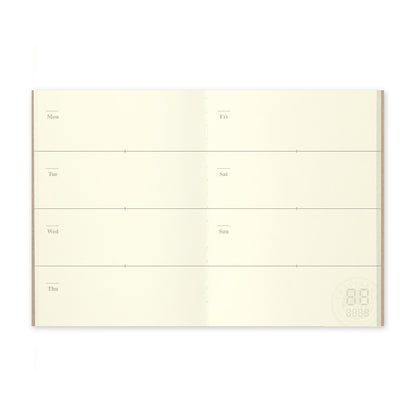 007 TRAVELER'S Passport notebook Refill Free Diary Weekly