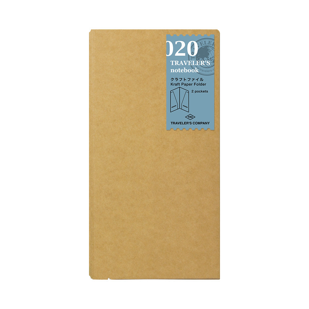 020 TRAVELER'S notebook Refill Kraft Paper Folder