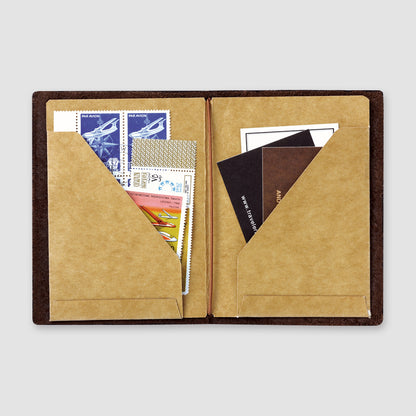 010 TRAVELER'S Passport notebook Refill Kraft Paper Folder