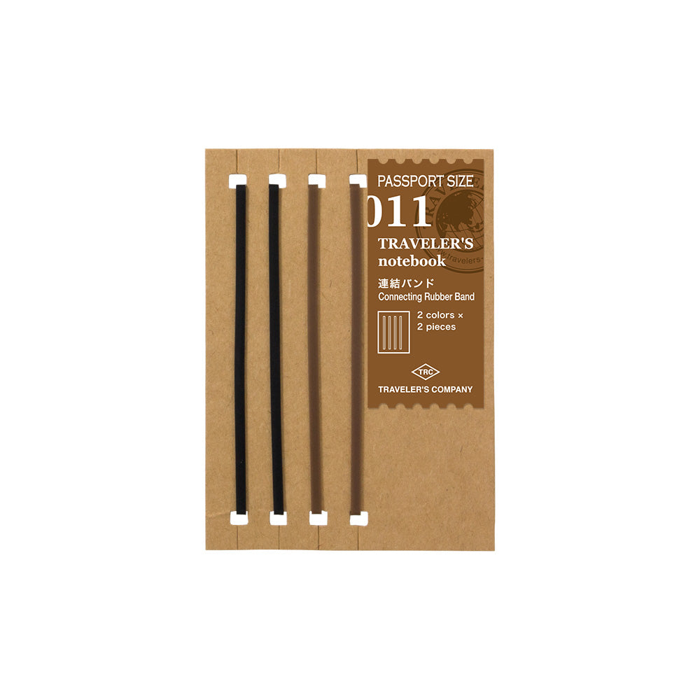 011 TRAVELER'S Passport notebook Refill Connecting Rubber Band