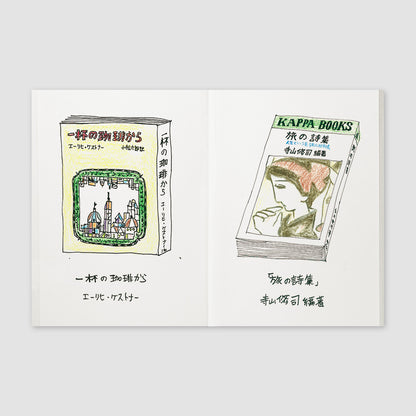 008 TRAVELER'S Passport notebook Refill Sketch Paper