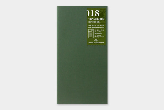 TRC Traveler’s notebook Free Diary Refill (R) (Weekly) No18