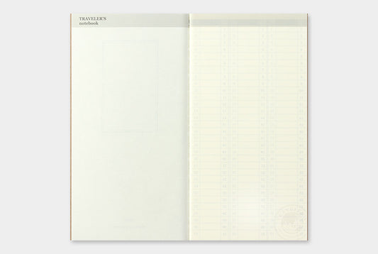 TRC Traveler’s notebook Free Diary Refill (R) (Weekly) No18