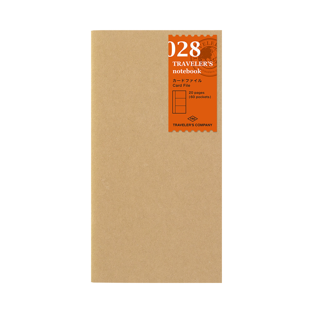 028 TRAVELER'S notebook Refill Card File